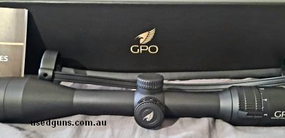 GPO Evolve 3-9-40i illuminated great scope awesome glass has see through scope cover $450 call Pat 0414909435