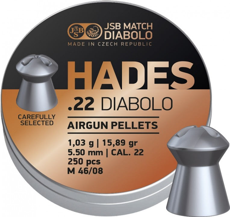 JSB HADES 22 PELLETS 15.89GR (250PK)