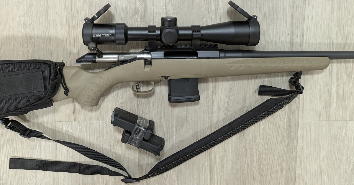 Ruger American ranch 223 Rem/5.56 NATO with scope (Zerotech THRIVE 3-12X44MM PHR 3)