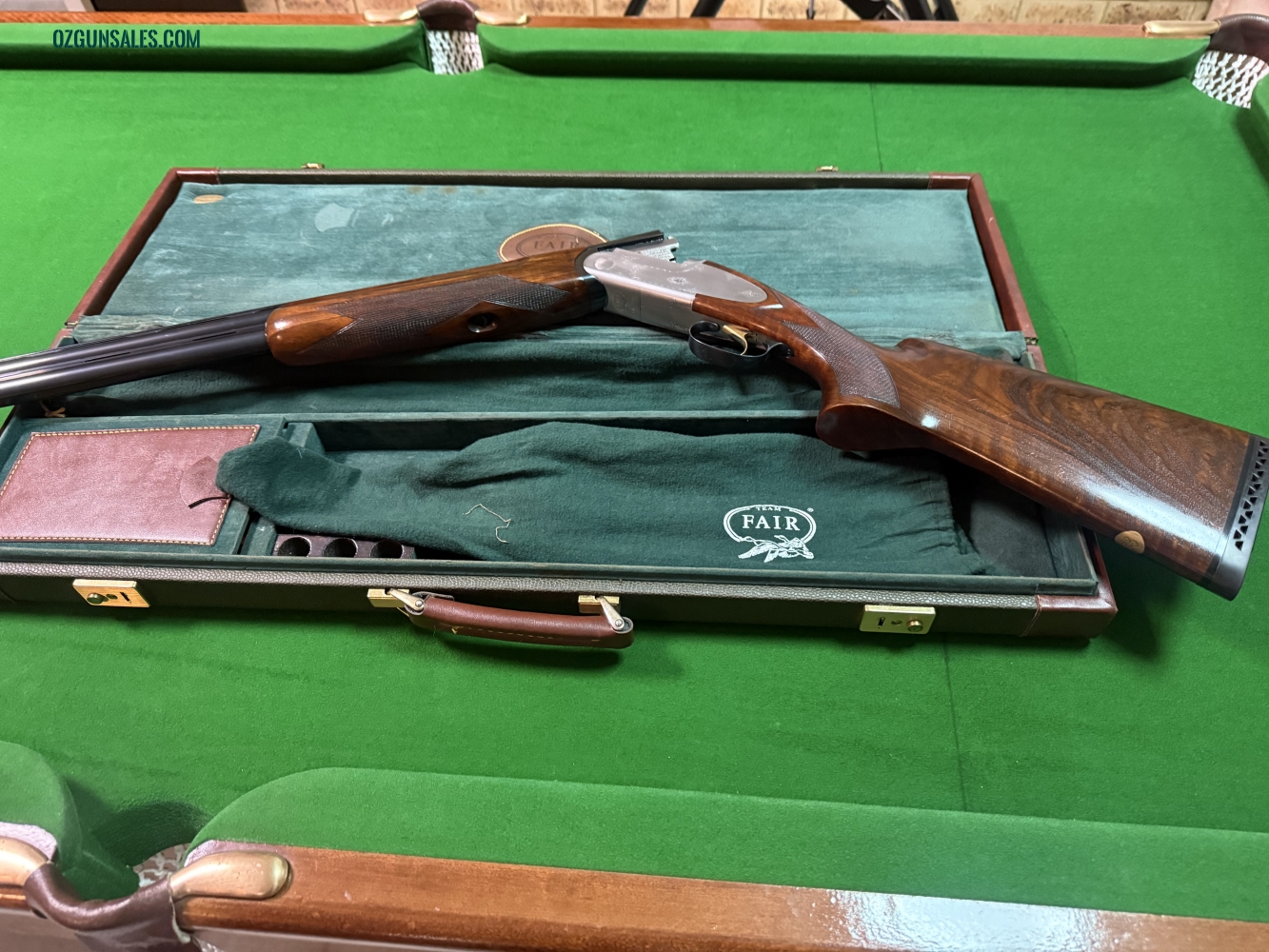 Under and over 12 Gauge Fair 902 trap gun in G/C