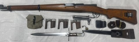 Swiss K31 with matching bolt AND serial number matching Bayonet. Rifle imported to Australia in 2009 and has not been fired at all since I purchased off the imp