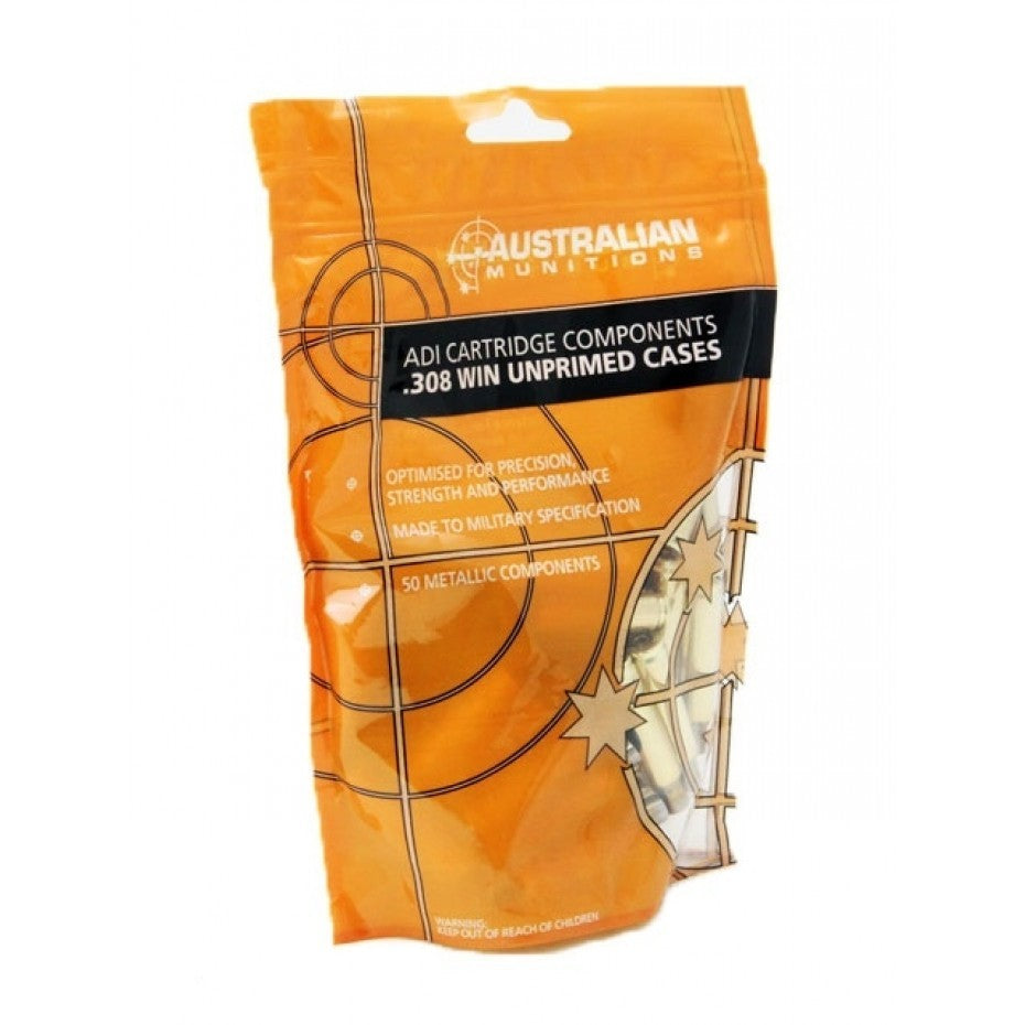 ADI UNPRIMED BRASS .308 50 PK