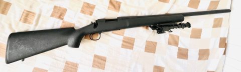 Rifle and bipod Only. No scope. Due to upgrade another light weight rifle for target shooting and hunting purposes, Regrets selling my Remington Police 700 as v