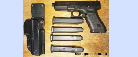 zevtech ultimate trigger, and standard trigger, ghost trigger spring and striker spring, 4 magazines ,Ghost ipsc holster and pouches for 5 mags