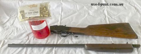 Stevens 32 long centrefire, Favorite set of dies, pack shells 50 of This rifle brakes in half, one screw. shoots ok, old, just used as fun gun in big game rifle
