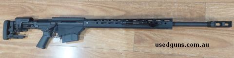 Ruger Precision rifle in 300 Win Mag 26 inch barrel. Blued finish with 2 x 5 round magazines. M-Lok mounted adjustable bipods. . Please inspect the photos , pho