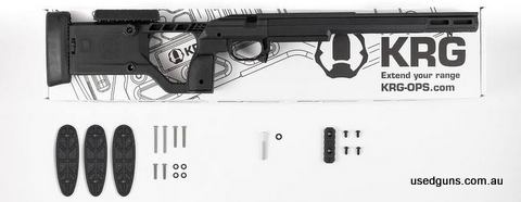 KRG X-Ray for Tikka short action, right handed. In as new condition, I will be going with a different build. Will come in it's original box with all it's origin
