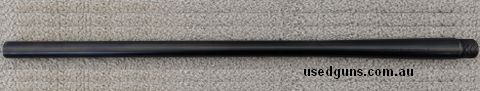 Tikka T3x barrel, 1:12 twist rate heavy profile.  owned from new and had about 1000 rounds through it. 1/4" group with factory ammo, replaced the barrel to go l