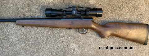 Very clean Weirauch 22lr, adjustable trigger, hardly any use, accurate rifle inc zerotech scope.