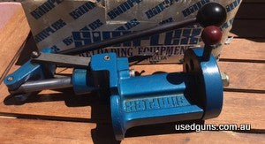 In very good to excellent condition, comes with RCBS FL Dies in 30/30, these are new and never used. Price includes postage. The Simplex Master Turret press com