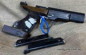 #1038 Don't stress about the forming on the grips it can be scraped off if it doesn't suit your hand. Pretty Tidy. I list all my guns as Fair unless they are ne