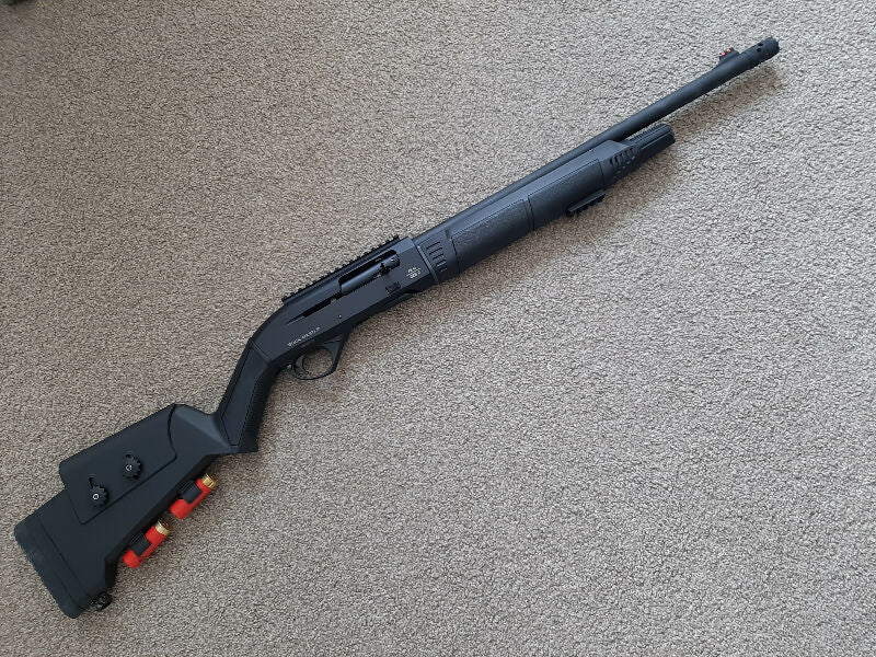 New Button Release - Buck Master. Test fired on range trying different ammo. Regretful sale, due to changes to NSW firearms laws. Cycles great even with birdsho