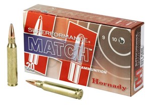 HORNADY
H80264
SUPERFORMANCE MATCH
223REM, 75GR, HPBT
AMMUNITION

$54.90 /PER 20
$247.05 /PER 100
$439 /PER 200