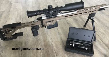 Custom 300 Norma Magnum rifle in excellent condition and very accurate. Built on a Curtis Custom Helix action with Triggertech Diamond trigger, Hart 30‚Äö√Ñ√π b