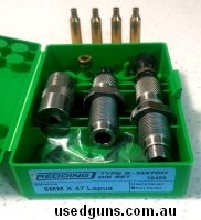 Redding type S- Match die set for 6mm x 47 Lapua with LE Wilson case gauge and 75 sized and prepped Lapua cases. Price includes freight.
