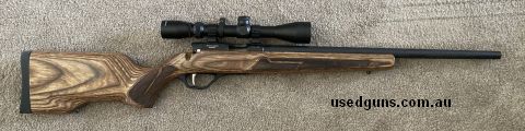 LITHGOW CROSSOVER LA101 LAMINATE BROWN BLACK CERAKOTE, THREADED. BE LUCKY IF ITS FIRED 40 ROUNDS.