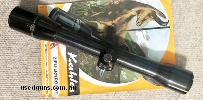 Kahles Helia 4x36 scope. Brilliant compact Austrian optics service checked ready to use on any rifle. Steel tube with popular 7A plex reticle. Idea scope for ea