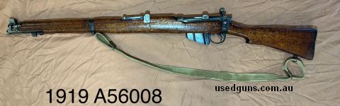 Interwar Lithgow 1919, rare low production year. Lots of patina and matching numbers. Good collector rifle with shootable barrel. Buyer to organise and pay post