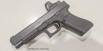 Glock 34 Gen 5 cased with 5 mags and all MOS plates. Gun has had very few rounds through it and barely gets used. Taking up space in my safe. Will consider fair