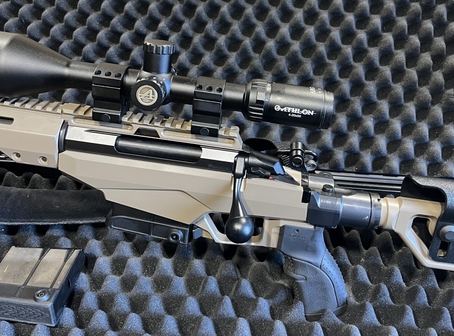 Tikka TAC A1 Cerakoted 24' heavy barrel.