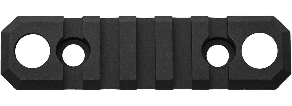 GROVTEC M-LOK ALUMINIUM PICATINNY RAIL - BLACK