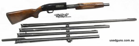 Mossberg 500 comes with 4 barrels 38, 28, 24, 24 rifled in hard case. Overnight Air freight from WA to a dealer of your choice can be arranged