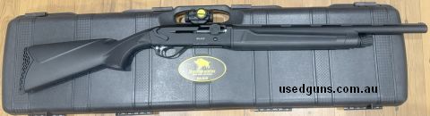 BUSHMEISTER BA-X12 - SYNTHETIC plus ZeroTech red dot. 12 GAUGE, 5+1 SHOT LEVER RELEASE ACTION. SYNTHETIC STOCK & FOREND. CHOKES, MATTE BLACK FINISH. New and Un-