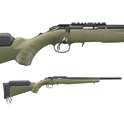 RUGER AMERICAN RIMFIRE .22WMR OD GREEN 18"