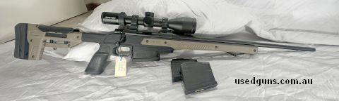 Howa 1500 in .270 Winchester. Near new, Fired 50 factory rounds. Sitting in an Oryx chassis and on top is a Zero Tech Thrive 4-16x50mm scope. Two additional mag
