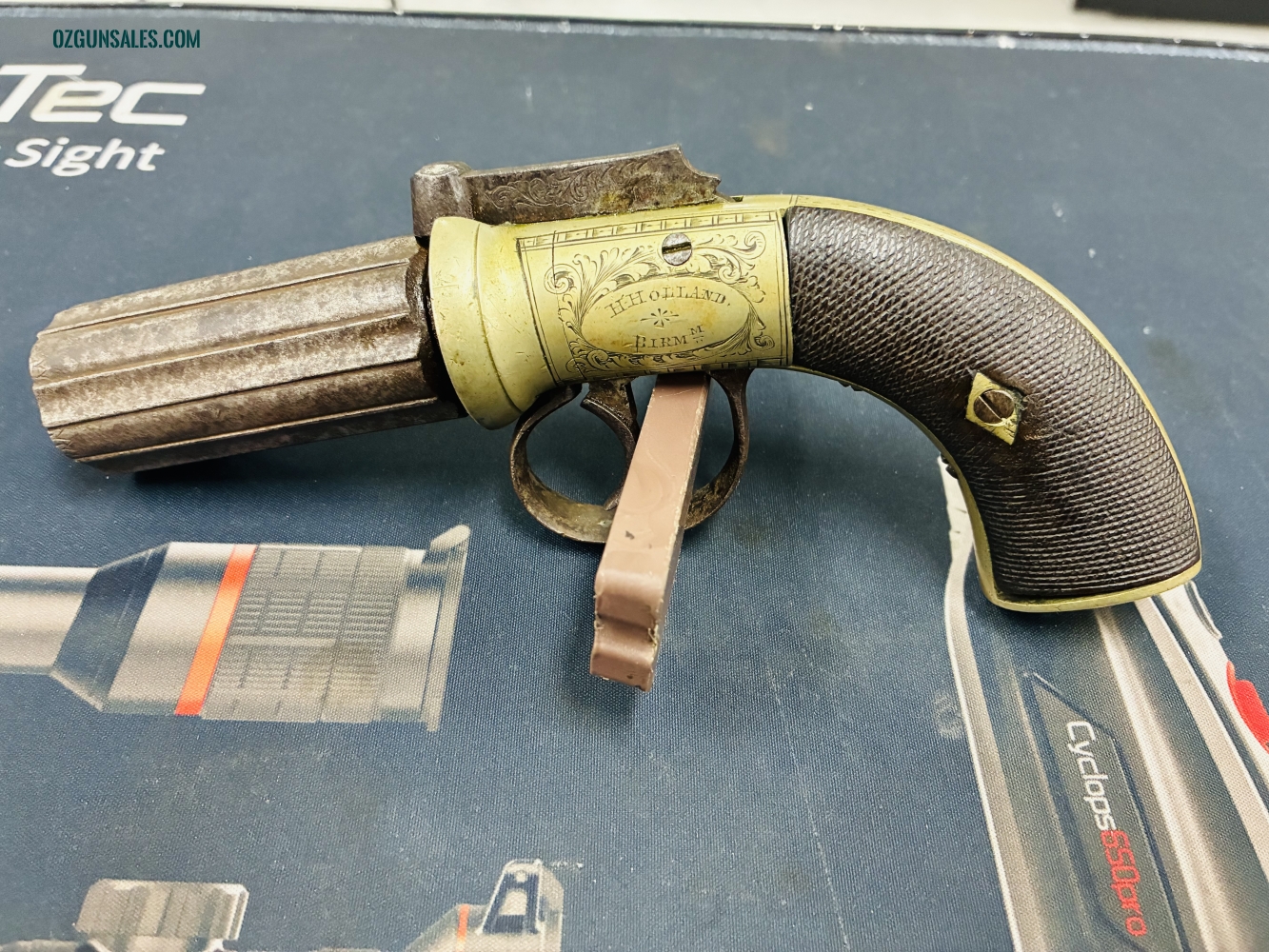 H Holland 6 shot Pepperbox Revolver