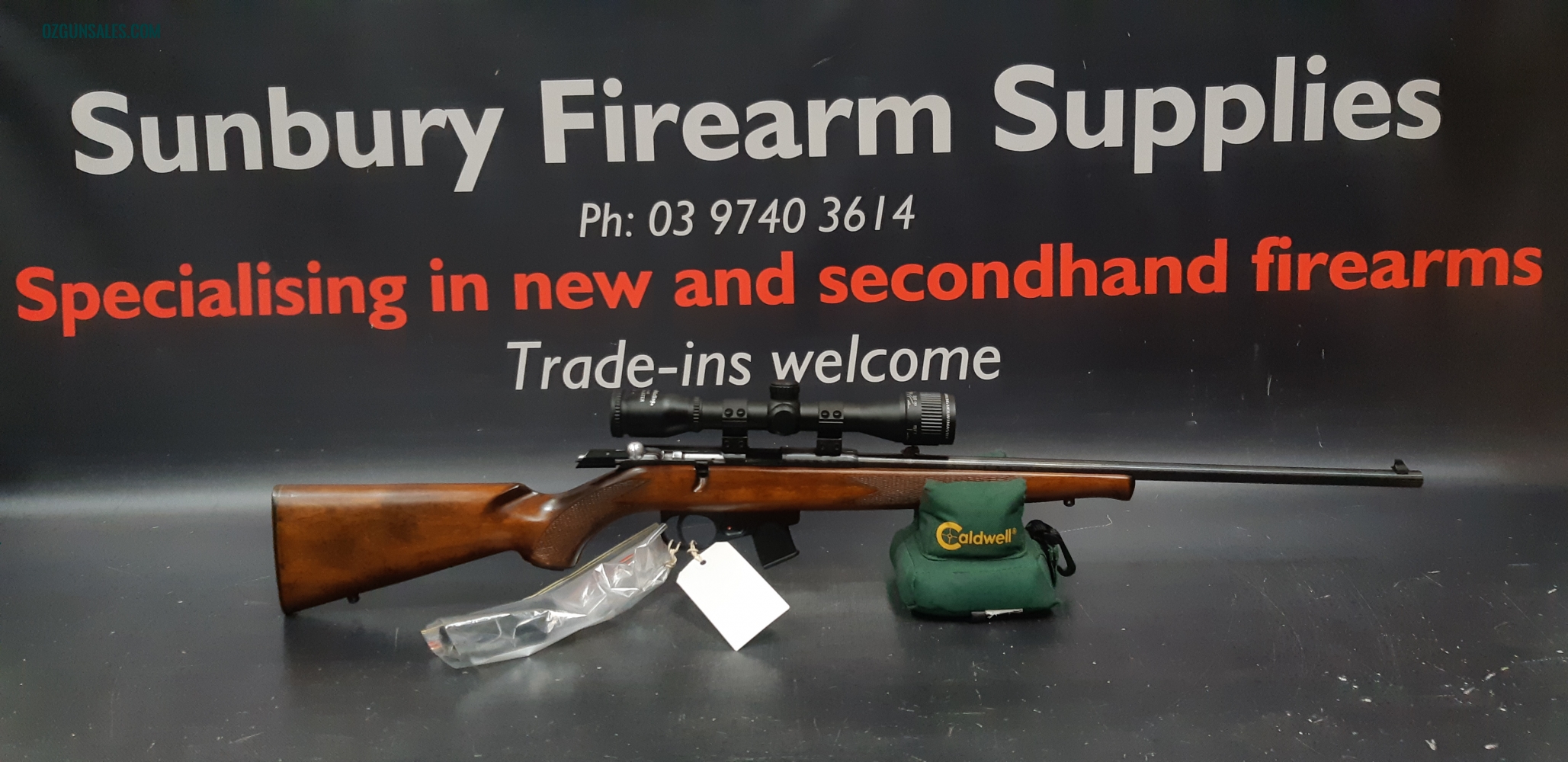 Winchester Wildcat 22LR,scope+3 mags S/H AX279