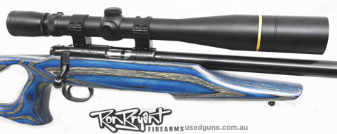 CZ 455 22LR with bull barrel very accurate gun topped with Leupold VX3 6-24 x50 long range. Overnight Airfreight from WA to a dealer of your choice can be arran