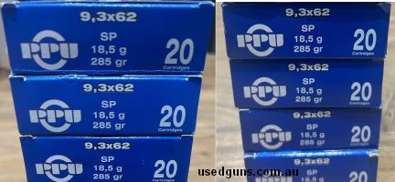 NEW AMMUNITION  PPU 134 ROUNDS 4ROUNDS MISSING FROM ONE OF THE PACKETS