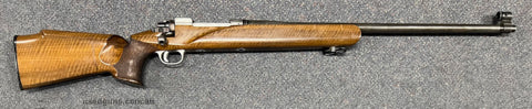 Eddystone M17 Target Rifle in 308. Single shot. 27" Barrel with front appeture sight and rear sight mount on action but missing rear sight. Bore is shiny. $65 f
