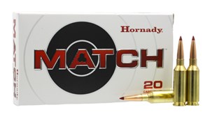 HORNADY
H81543
MATCH
22 ARC, 88GR, ELD MATCH
POLYMER TIPPED 
AMMUNITION

$59.90 /PER 20
$269.55 /PER 100
$499 /PER 200