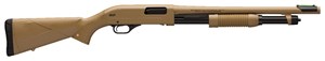 WINCHESTER
512326395
SXP DARK EARTH DEFENDER
12 GAUGE, 5 SHOT
PUMP ACTION SHOTGUN
TRU GLO FRONT SIGHT
ALL WEATHER FDE CERAKOTED FINISH
CATEGORY C
18" BARREL
SYNTHETIC STOCK

NEW $729