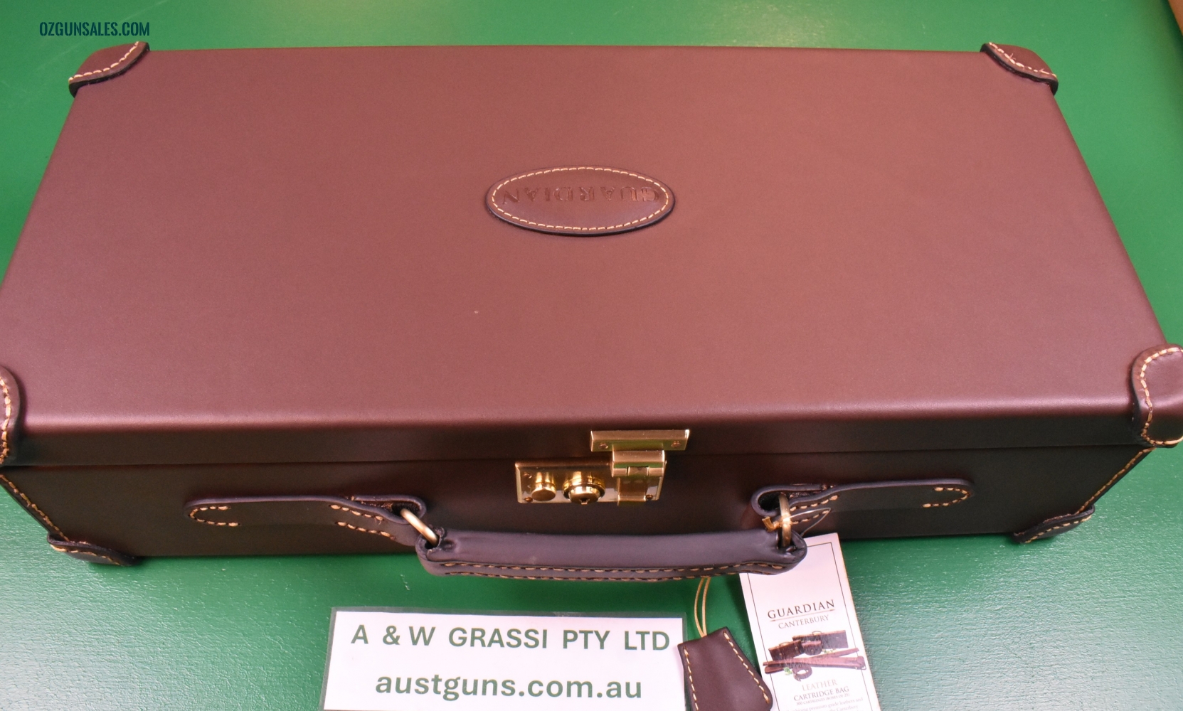 GENUINE LEATHER CARTRIDGE CASE.......NEW!!