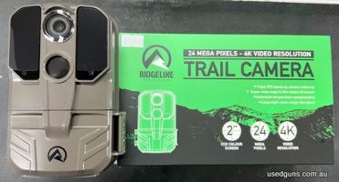Reduced from $200 to clear. Ridgeline 4K 24MP Trail cam. This trail cam takes 24 Mega Pixel Photos and 4K video. It has a 2" Colour LCD Screen and 8 month stand