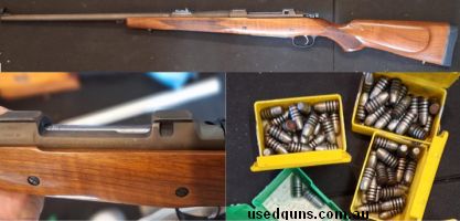 Good condition. CZ 550, controlled feed etc. Muzzle brake fitted. Email for photos. Selling to purchase a 300. Comes with loaded rounds, lots of spent brass, fe