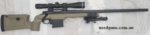 As new, had 20 rounds through it to sight in.  comes with Leupold scope and bipod. doesn't include shipping costs etc