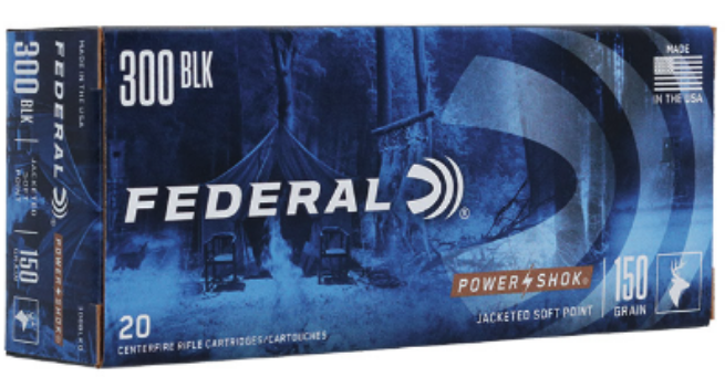 FEDERAL 300AAC BLACKOUT 150GR SP POWER-SHOK