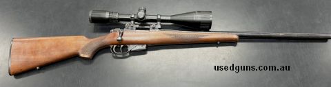 Brno ZKW 465 rechambered to 17 Ackley Hornet. Price includes postage to dealer, exc WA, NT. Stock and action in good condition. Rechambered to 17 Ackley by D.G 