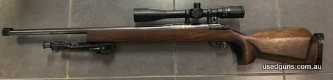 MAB O'Mark 44R chambered in 223 in good condition. Fitted with Arctic Fox SF 6-24x44 scope. Bipod not included. Post and transfers at buyers expense.