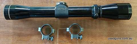 Leupold Vari X II scope. 2-7x32. This is an original gloss scope. Made in USA. Excellent glass. Live an easy life on a 22. Comes with quality steel rings as pic