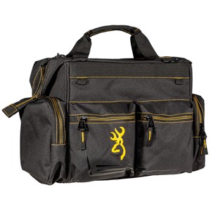 BROWNING 
121095899
BLACK WITH GOLD TRIM
SHOOTING RANGE BAG

SPECIAL NEW $115