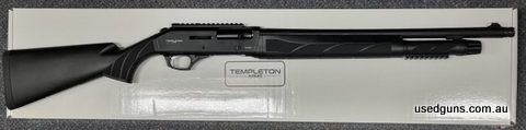 Just landed back in stock in limited numbers. Templeton Push button release Tactical 12g shotgun. Super fast action!! 20" Barrel with 4 adjustable chokes in syn