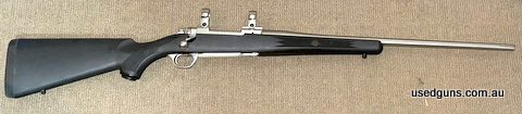 Nice Mk II Ruger M77 Stainless, won at auction but has since sat in my safe. Test fired at the range using factory ammo and shoots well under 1 MOA. Stock is pe