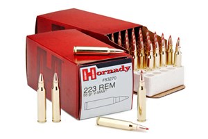 HORNADY
H83270
VARMINT X BULK PACK
223REM, 55GR, V-MAX
POLYMER TIPPED
AMMUNITION

SPECIAL 
$74.90 /PER 50
$715 /PER 500