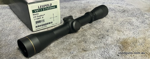 For sale Leupold Vx-1 2-7x33 excellent original box,paperwork and lense covers