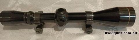 Scope Leupold 3-9 Variable. With Sako High windage mounts, screws in good condition. No Marks on body.